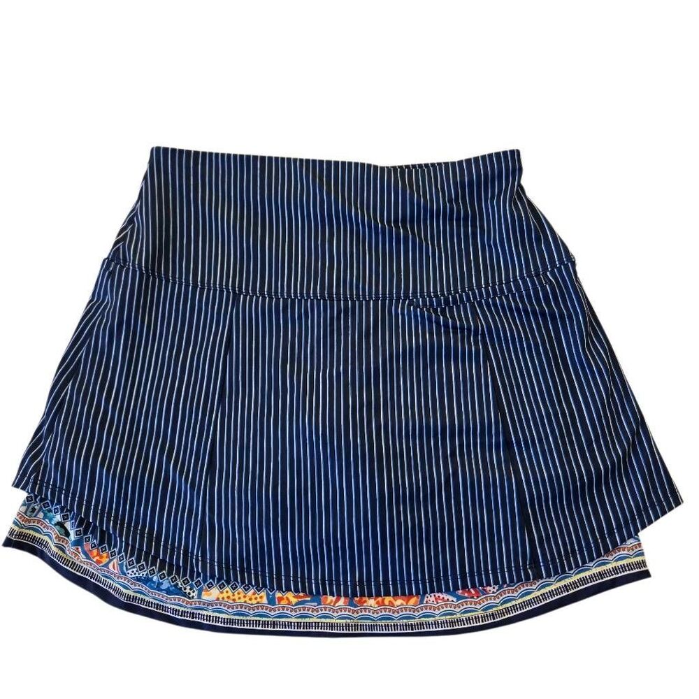 Lucky in Love Womens Dreaming of Aegean Athletic Golf Tennis Skort Medium - Picture 4 of 10